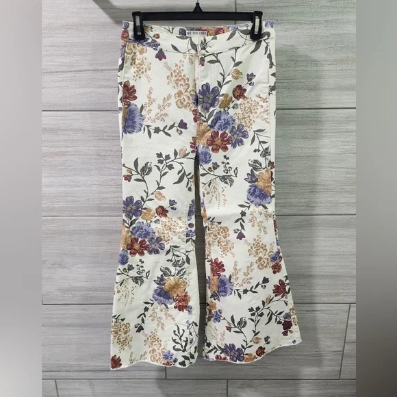We The Free Youthquake Crop Flare Pants Floral print 27 - Picture 1 of 4